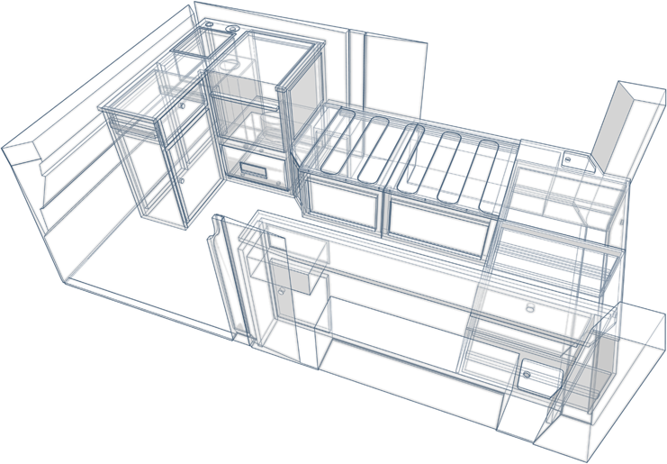 ford transit cad model